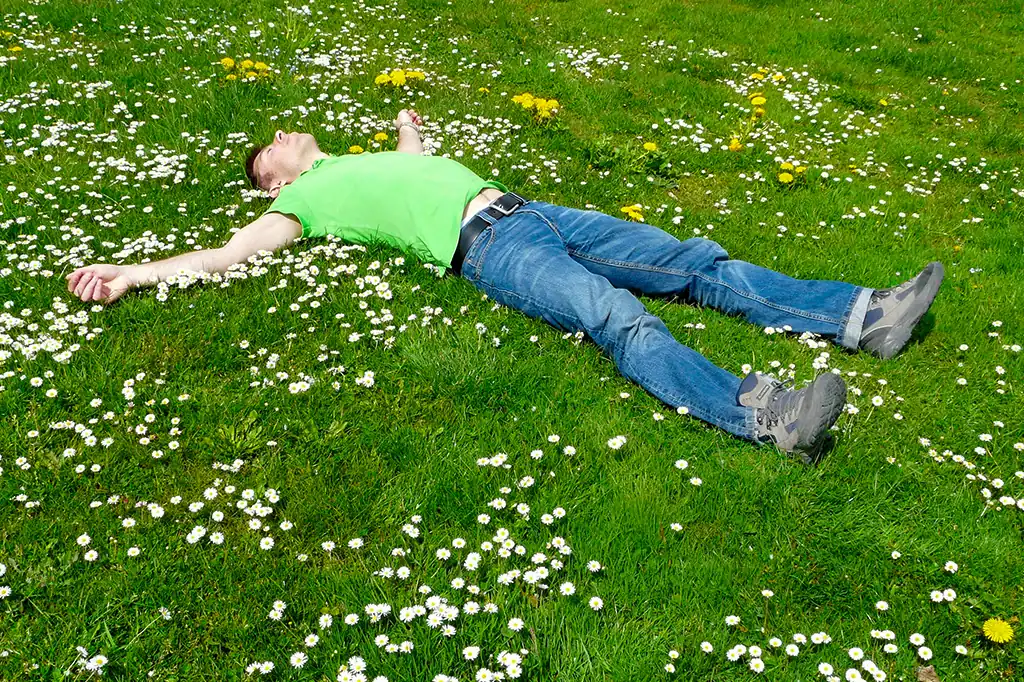 Das Kreuz mit dem Rücken